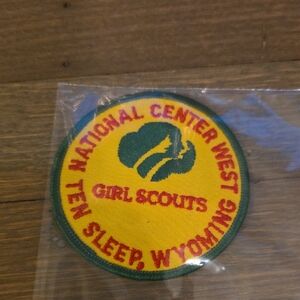 Girl Scouts National Center West Ten Sleep Wyoming Vintage Patch